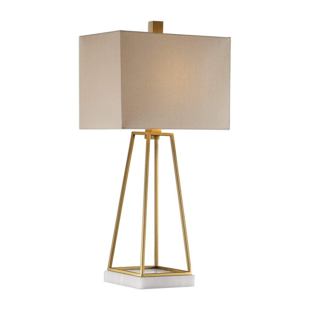 Mackean Metallic Gold Lamp