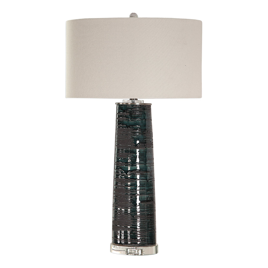 Chamila Dark Charcoal Lamp