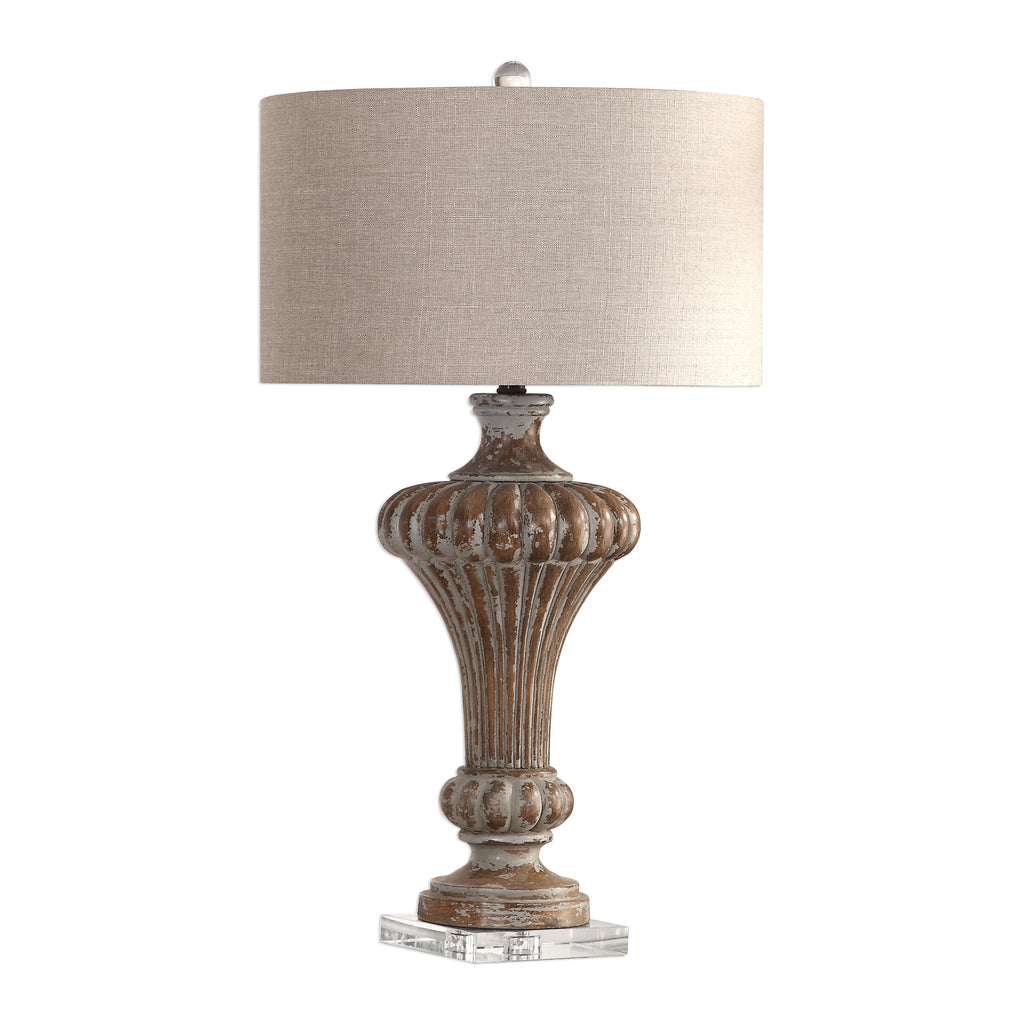 Treneece Aged Pecan Lamp