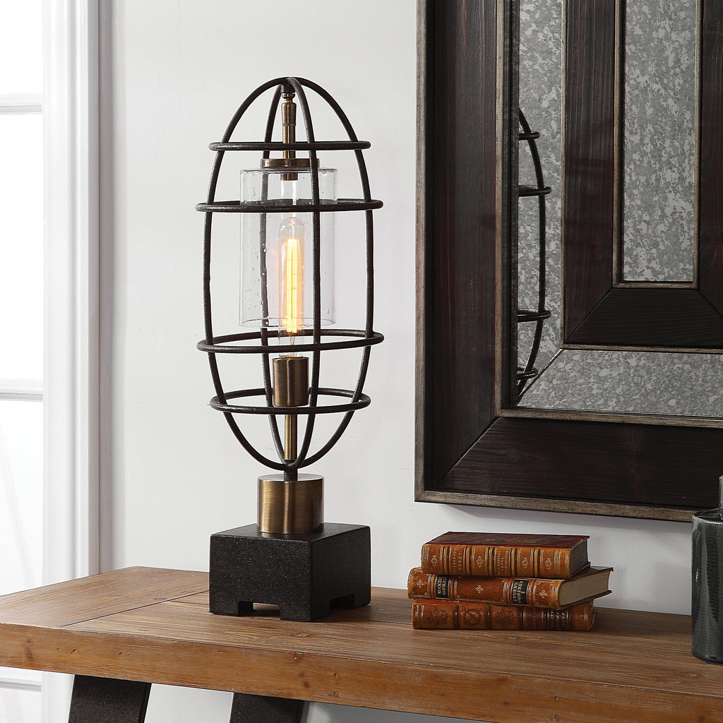 Newton Industrial Accent Lamp