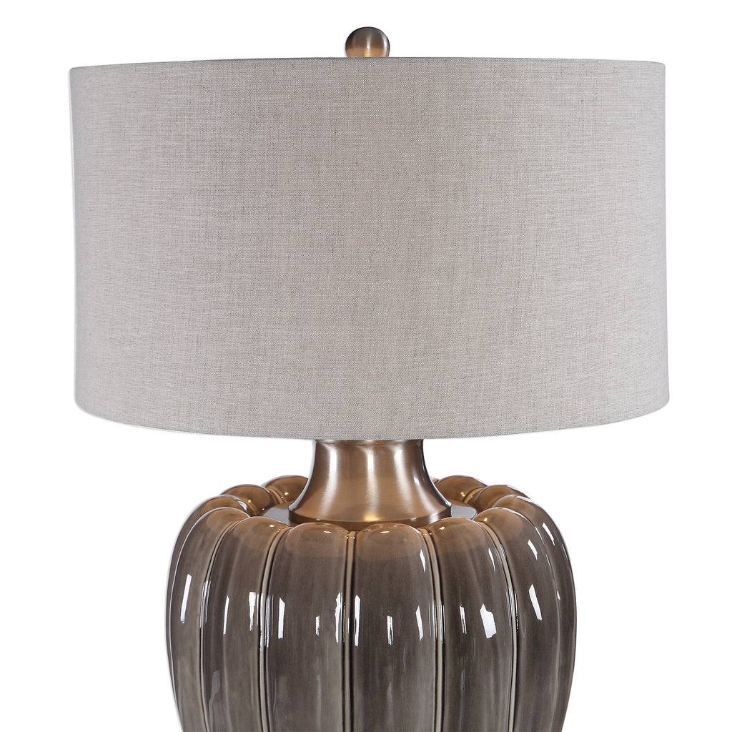 Adler Smoky Gray Table Lamp