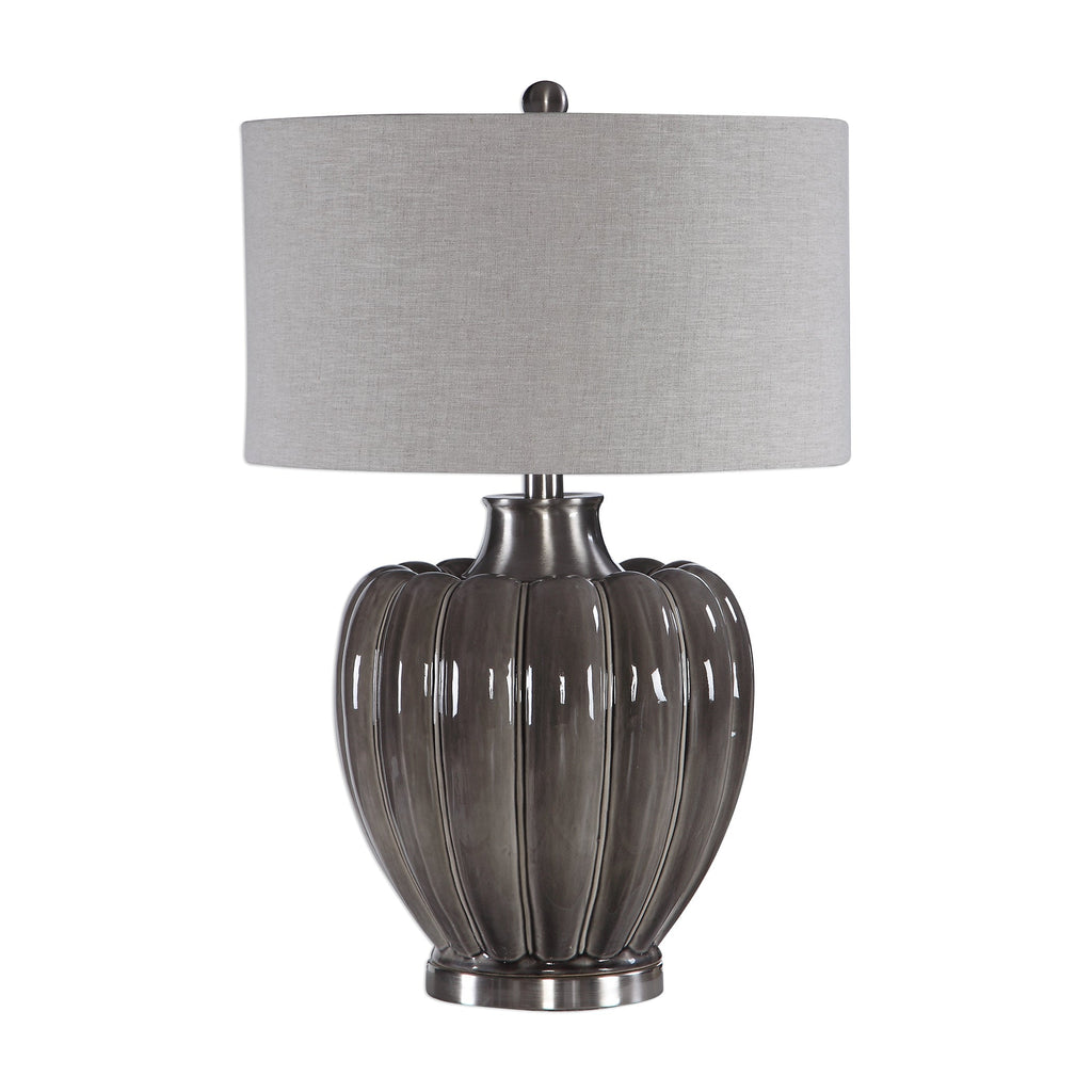 Adler Smoky Gray Table Lamp