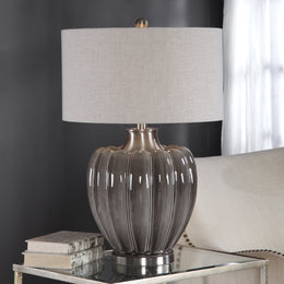 Adler Smoky Gray Table Lamp