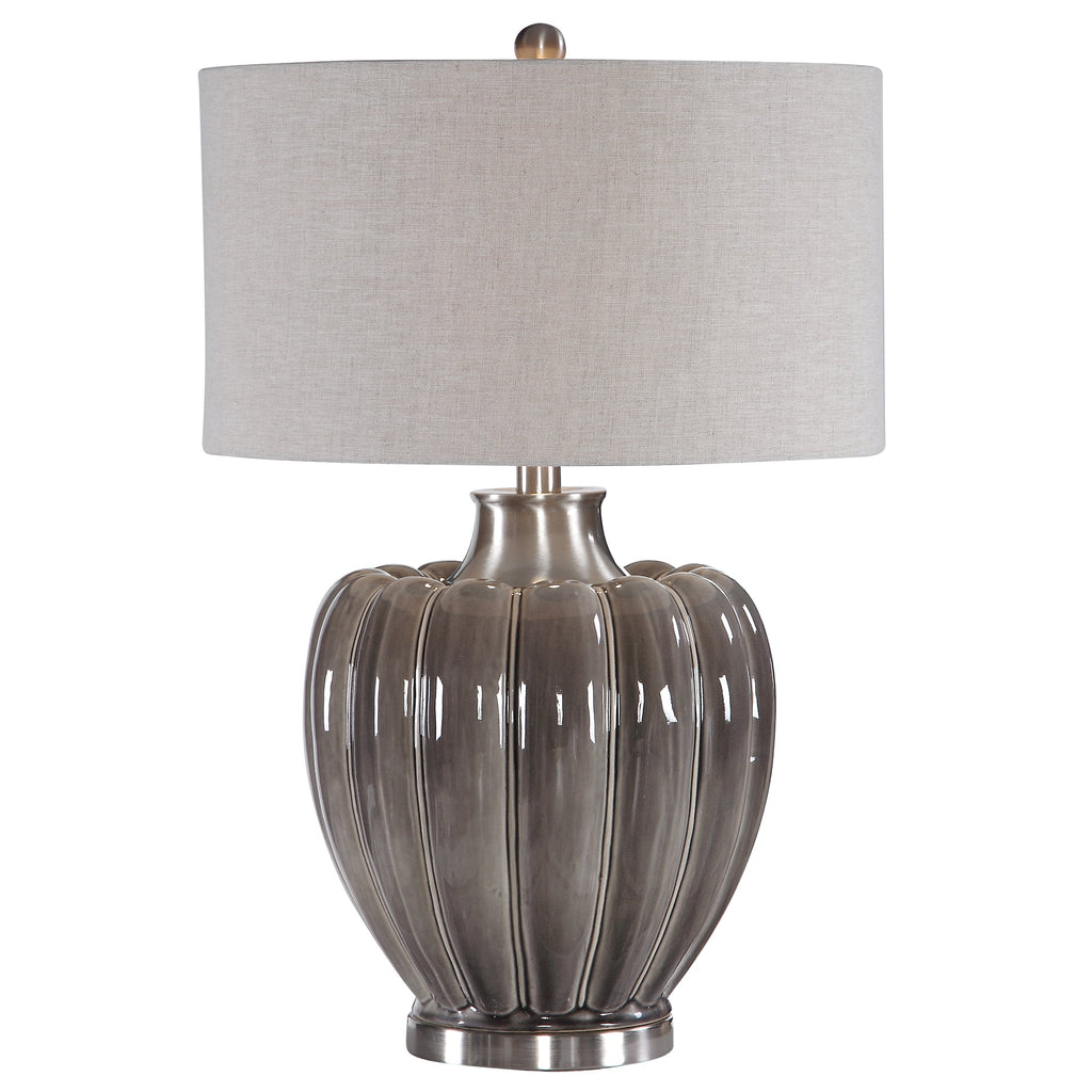 Adler Smoky Gray Table Lamp