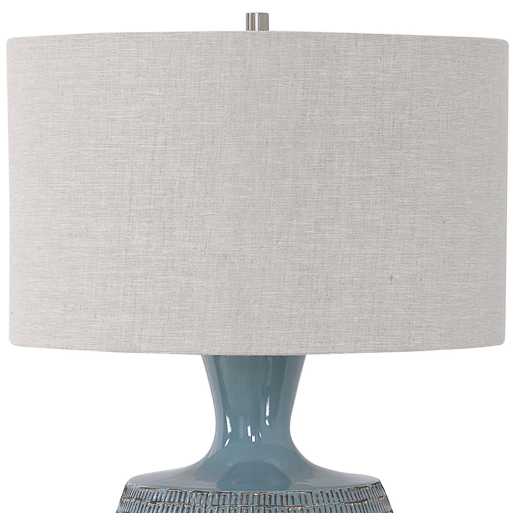 Hearst Blue Glaze Table Lamp