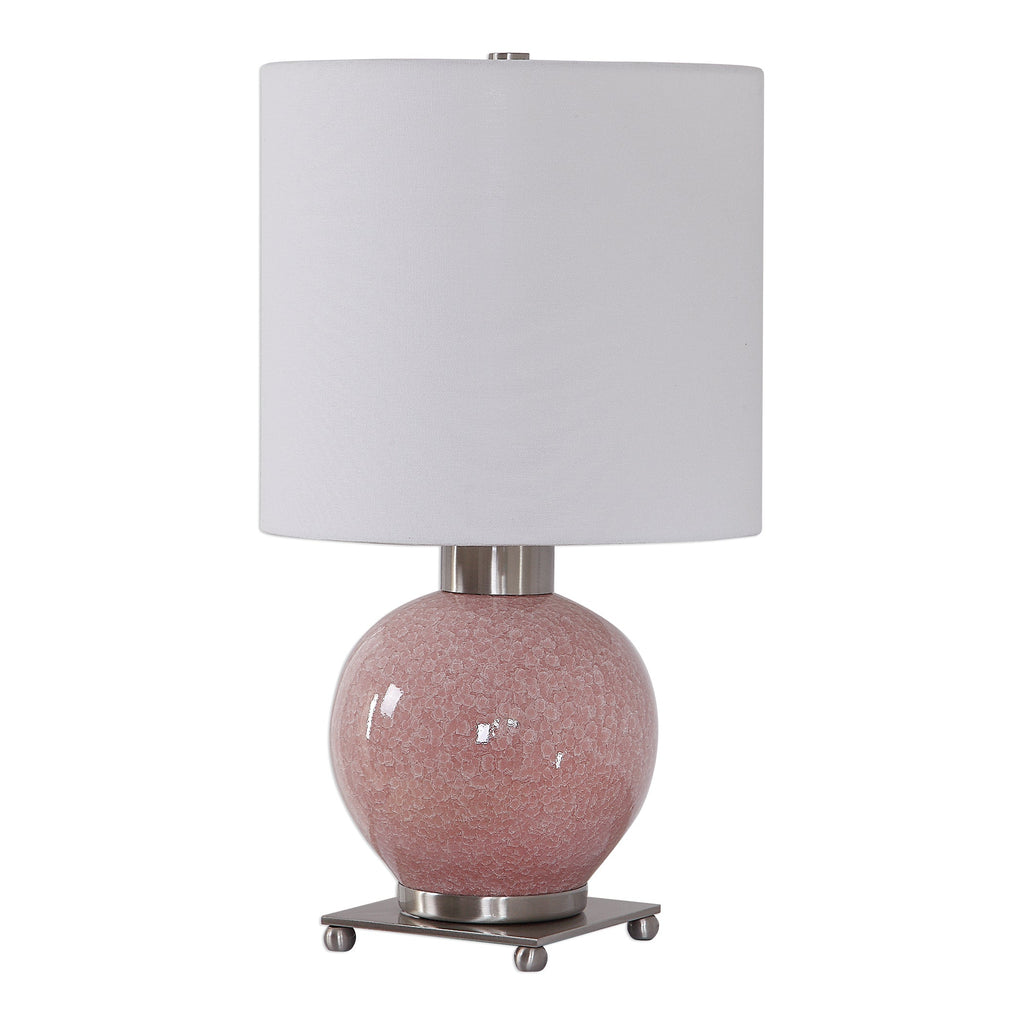 Rhoda Soft Pink Buffet Lamp