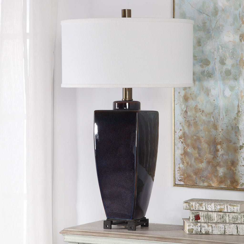 Wilford Midnight Blue Table Lamp