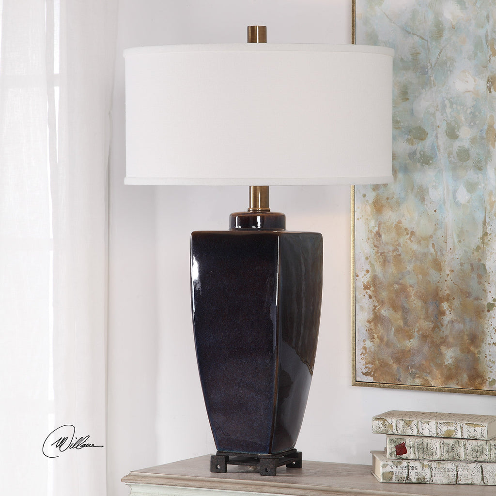 Wilford Midnight Blue Table Lamp