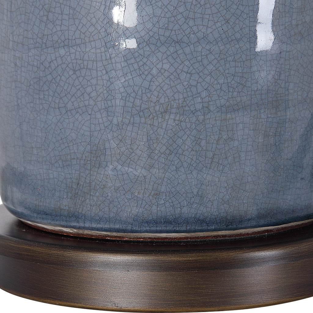 Vicente Slate Blue Table Lamp