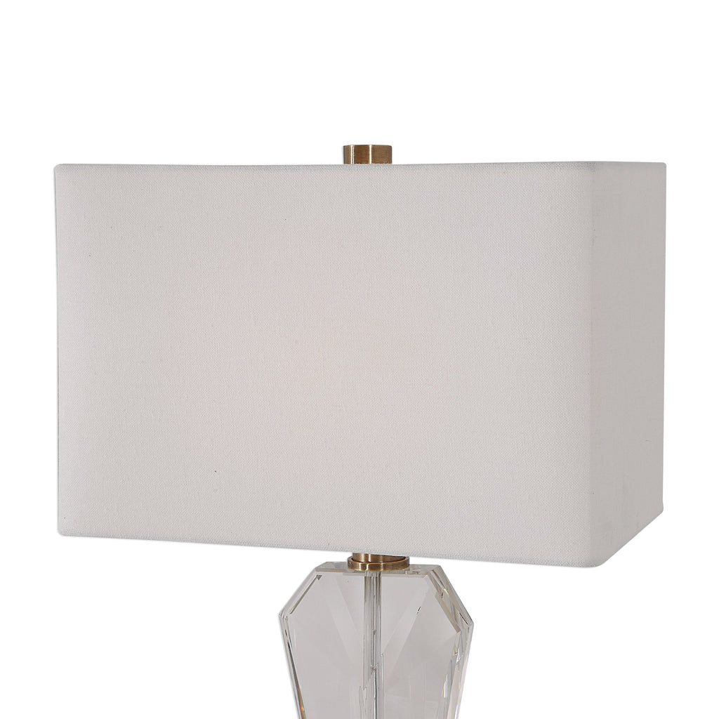 Cora Geometric Crystal Table Lamp