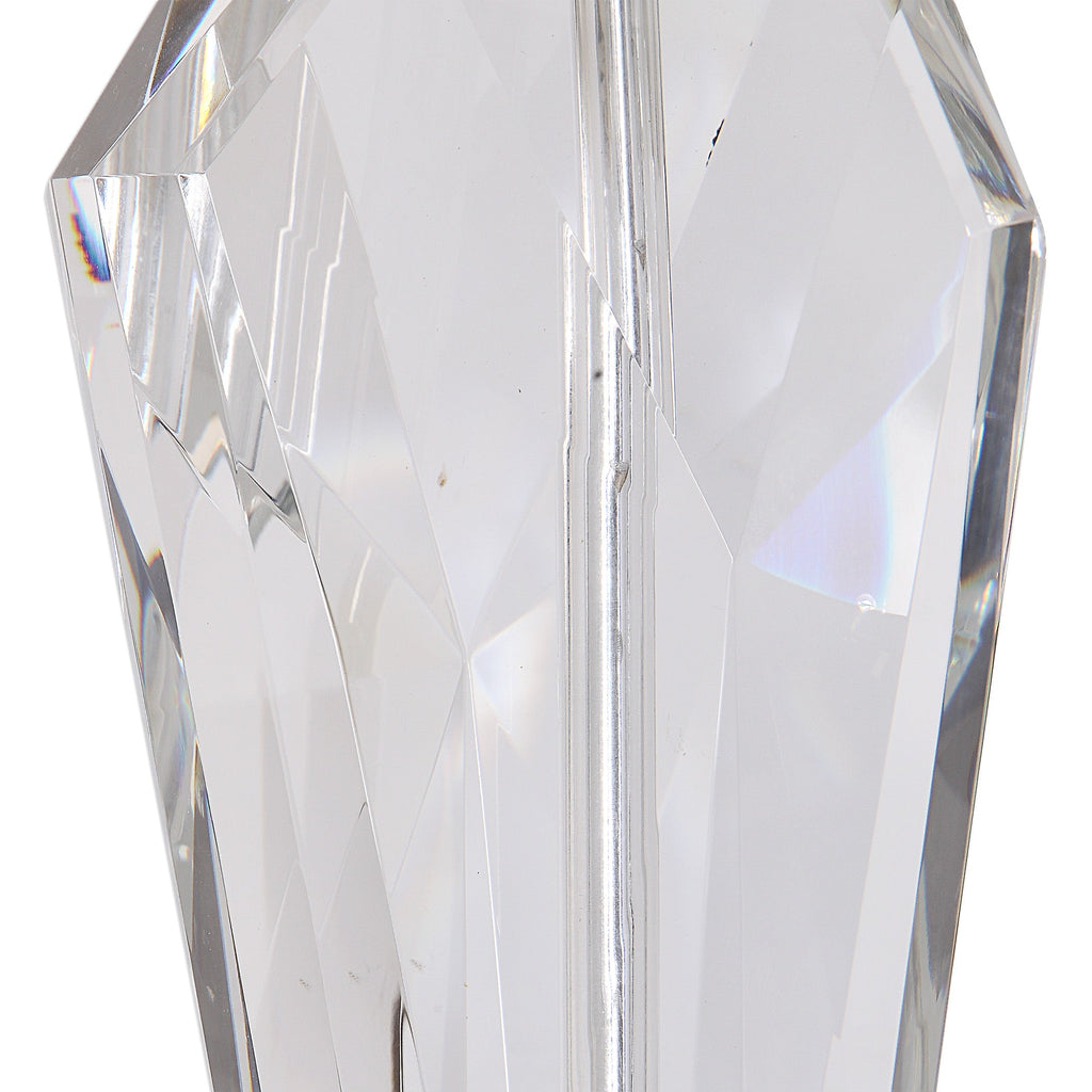 Cora Geometric Crystal Table Lamp