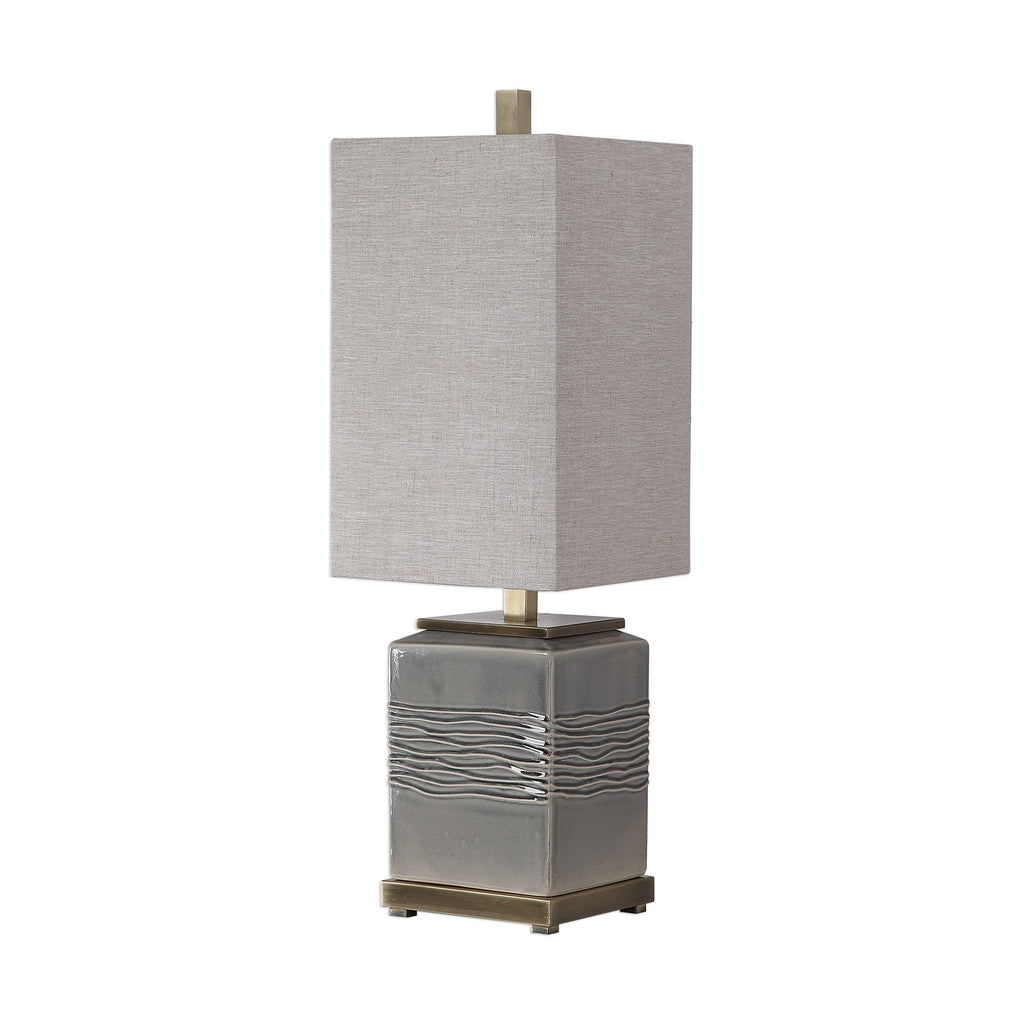 Covey Gray Glaze Buffet Lamp