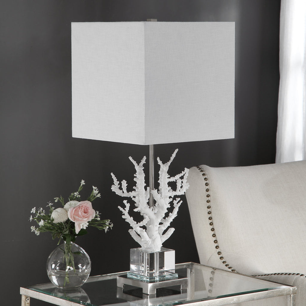 Corallo White Coral Table Lamp