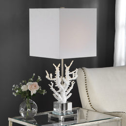 Corallo White Coral Table Lamp