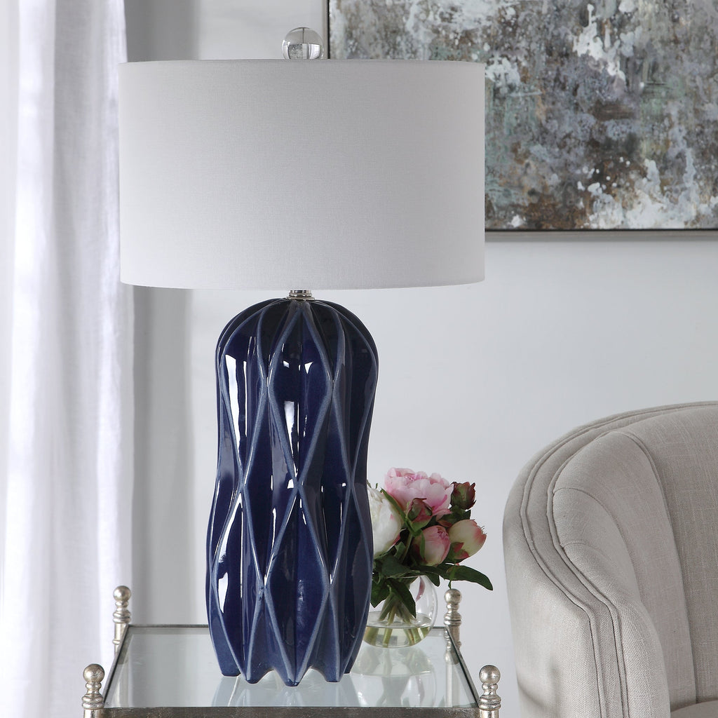 Malena Blue Table Lamp