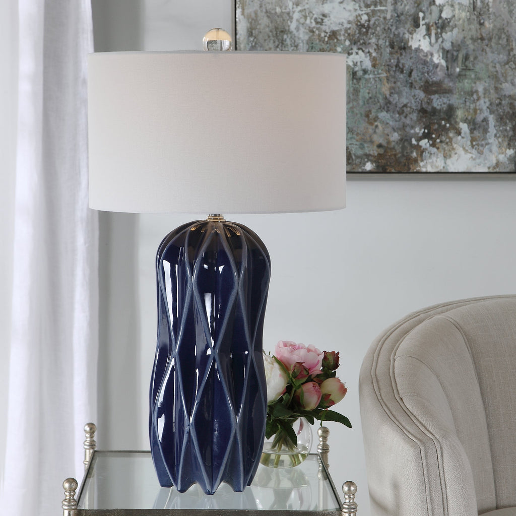 Malena Blue Table Lamp