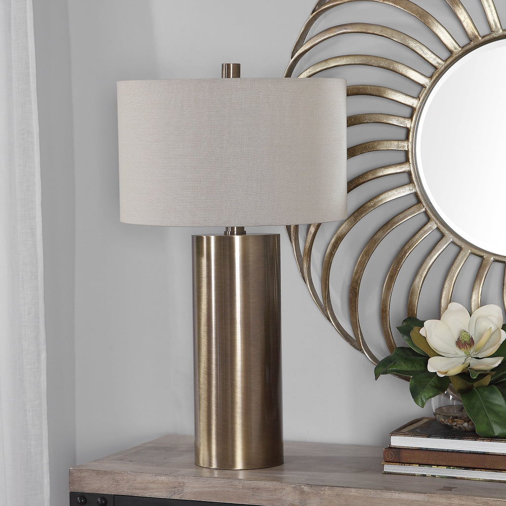 Taria Brushed Brass Table Lamp