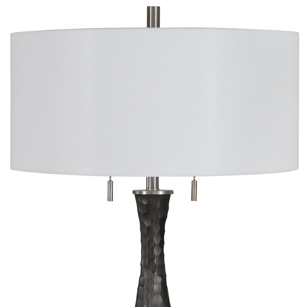 Jothan Frosted Black Table Lamp