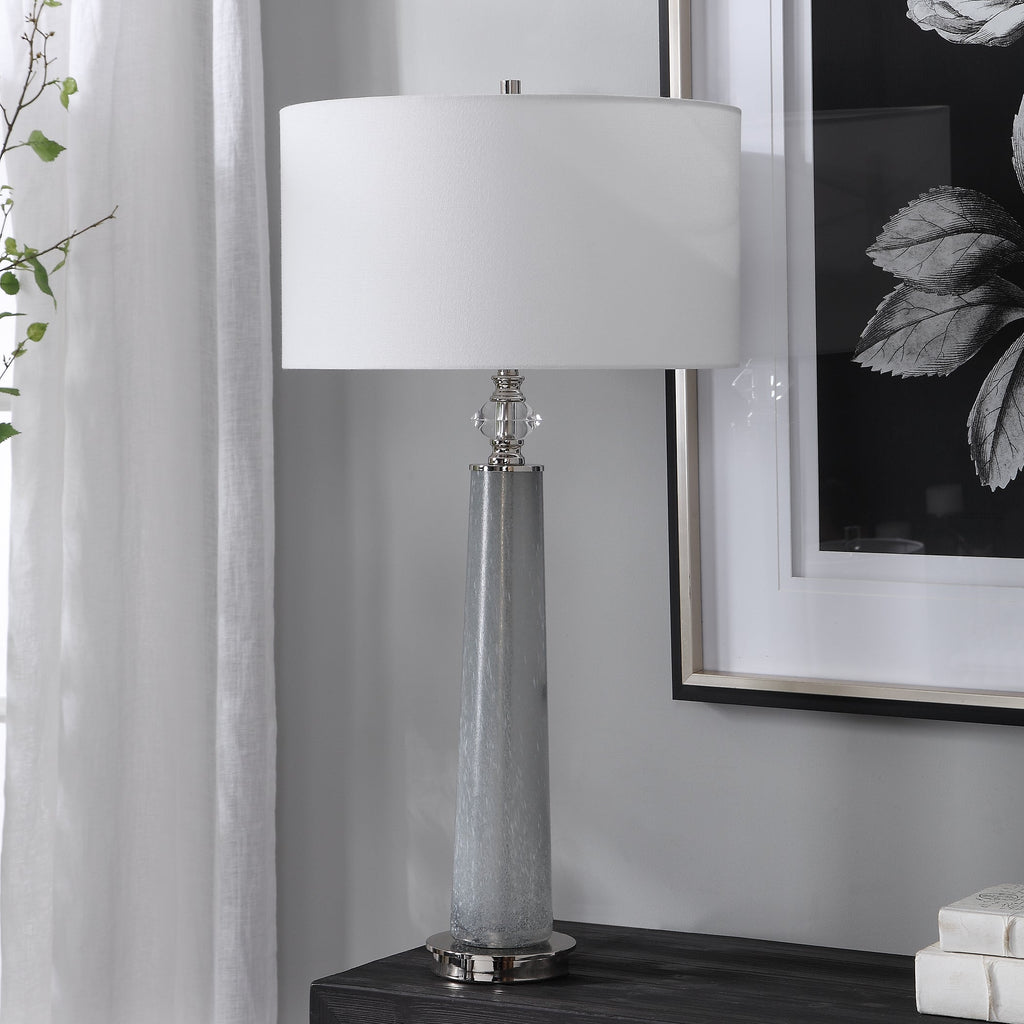 Grayton Frosted Art Table Lamp