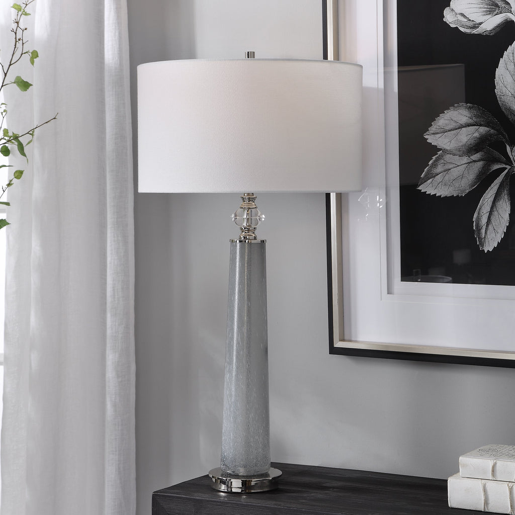 Grayton Frosted Art Table Lamp