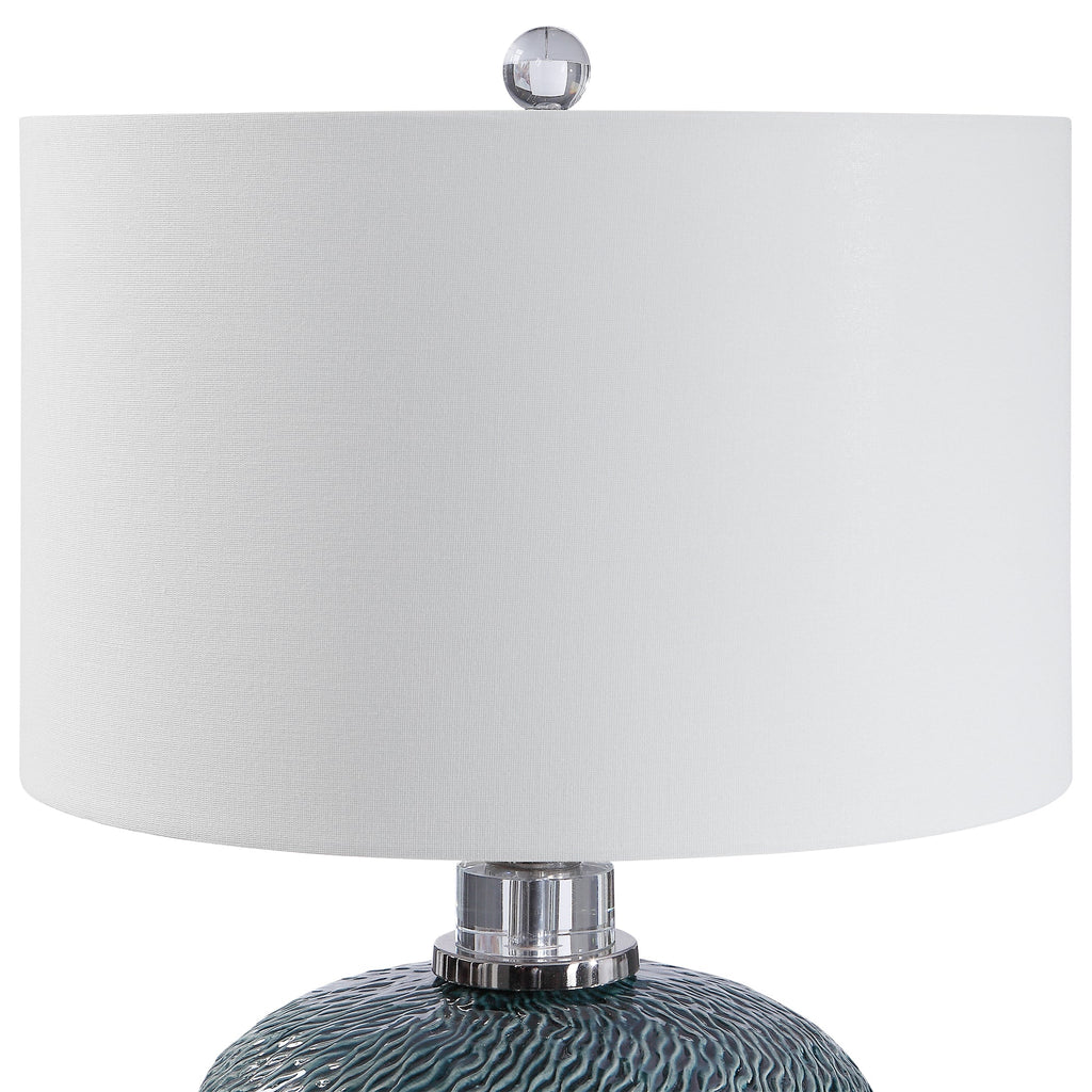 Almera Dark Teal Table Lamp