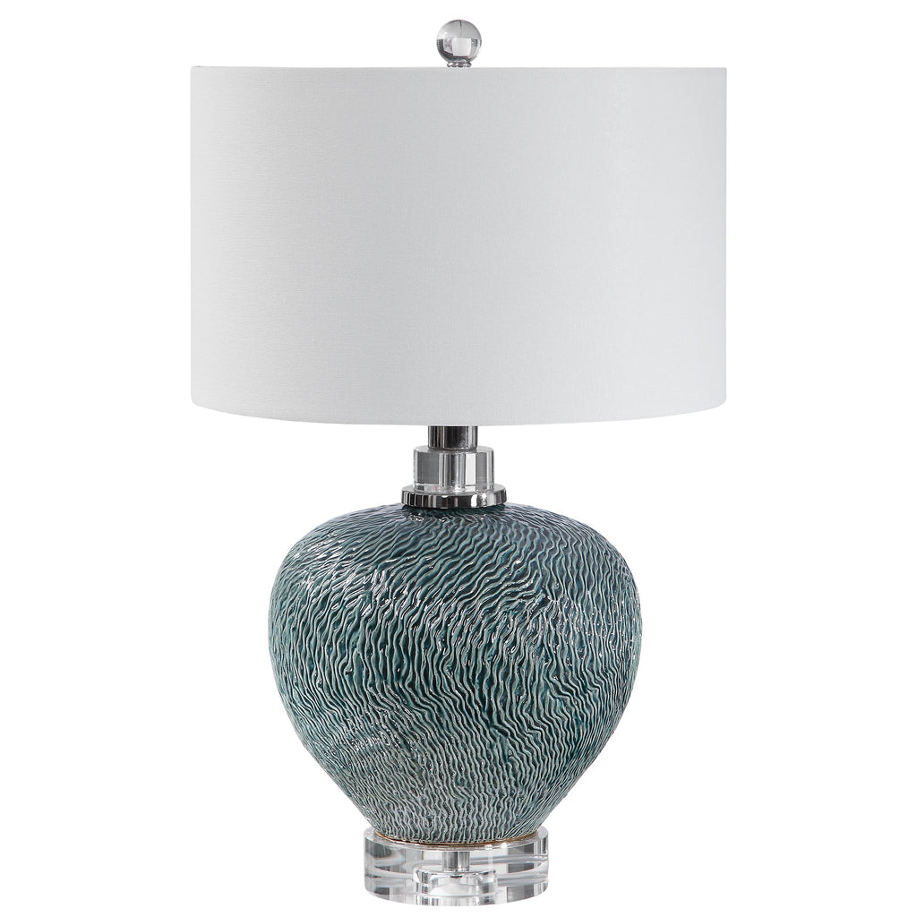 Almera Dark Teal Table Lamp