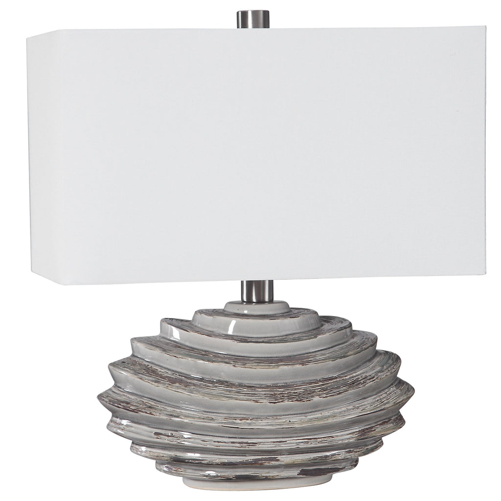 Talucah Gray Table Lamp