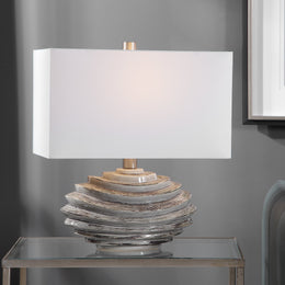 Talucah Gray Table Lamp