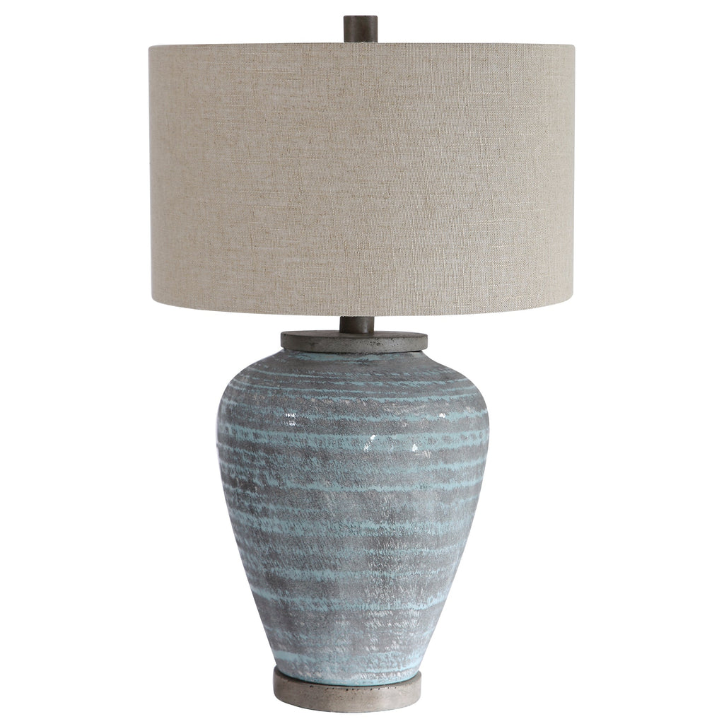 Pelia Light Aqua Table Lamp