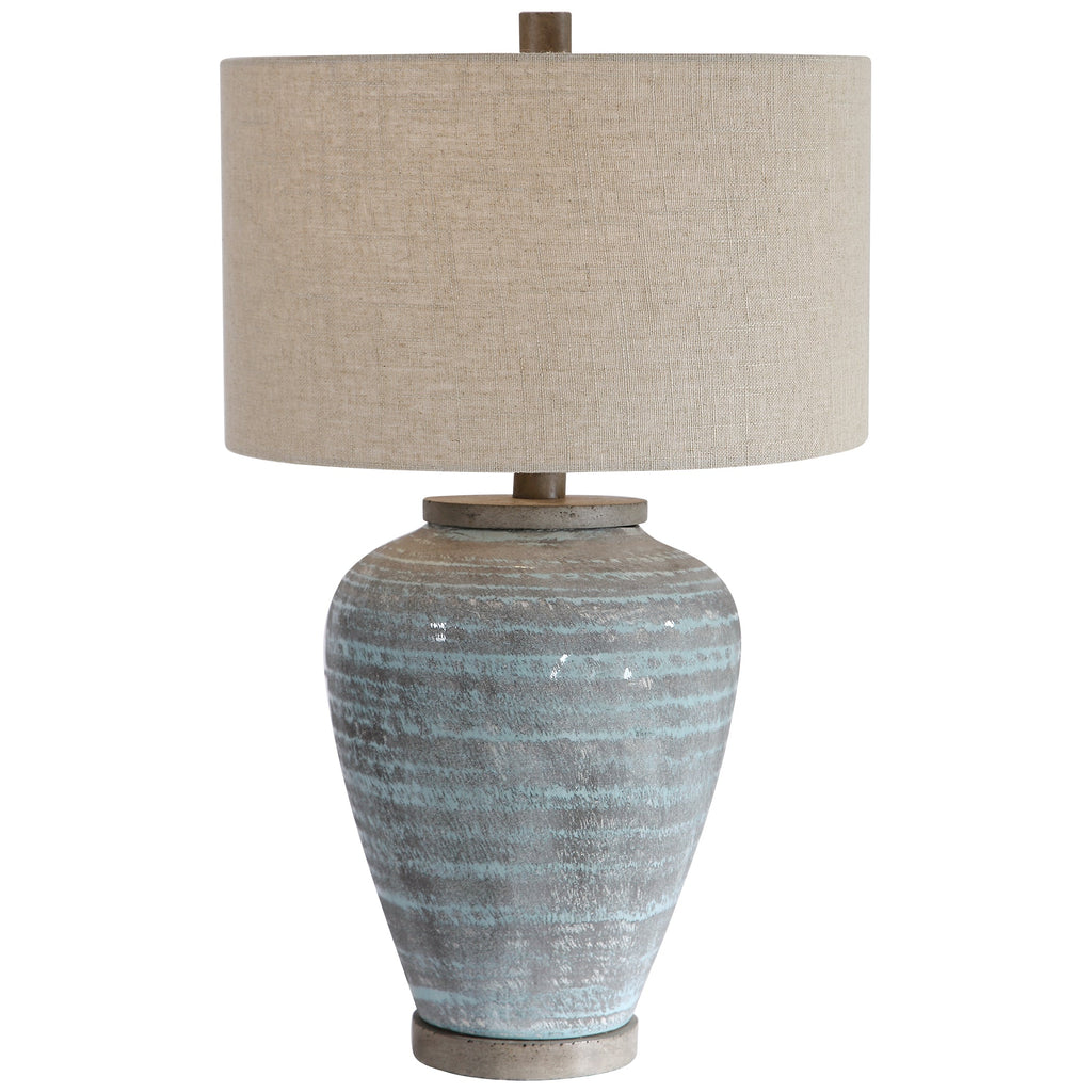 Pelia Light Aqua Table Lamp