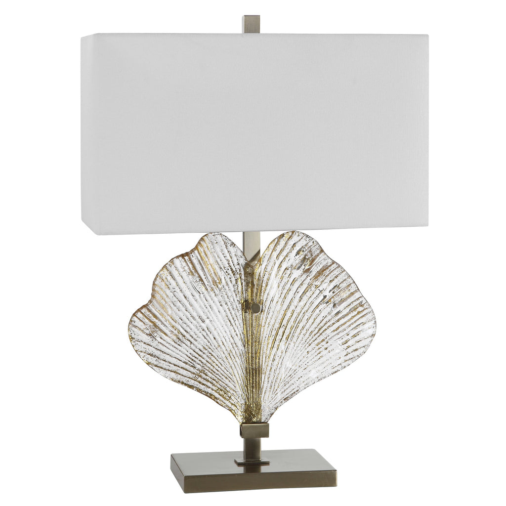 Anara Glass Leaf Table Lamp