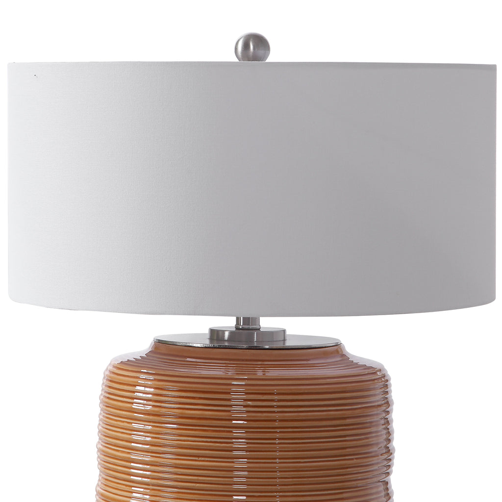 Solene Orange Table Lamp