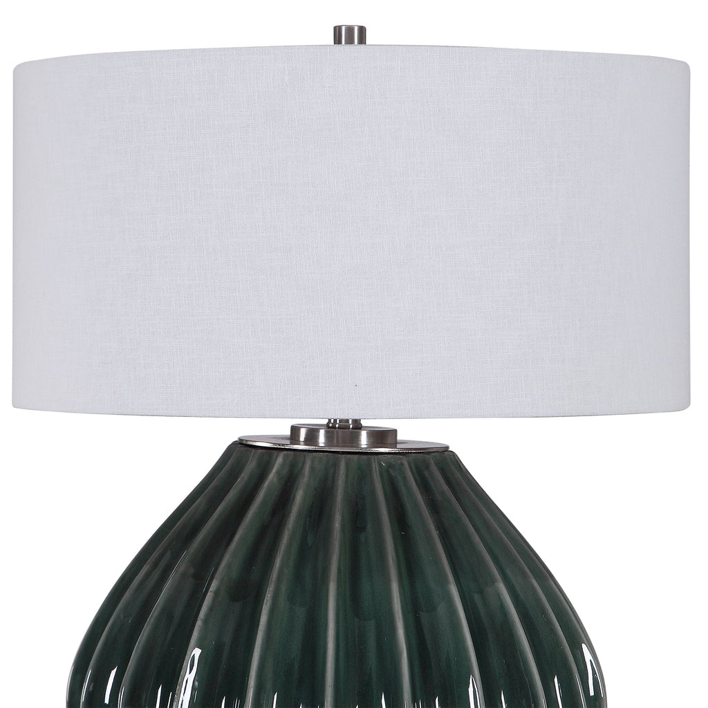 Rhonwen Green Table Lamp