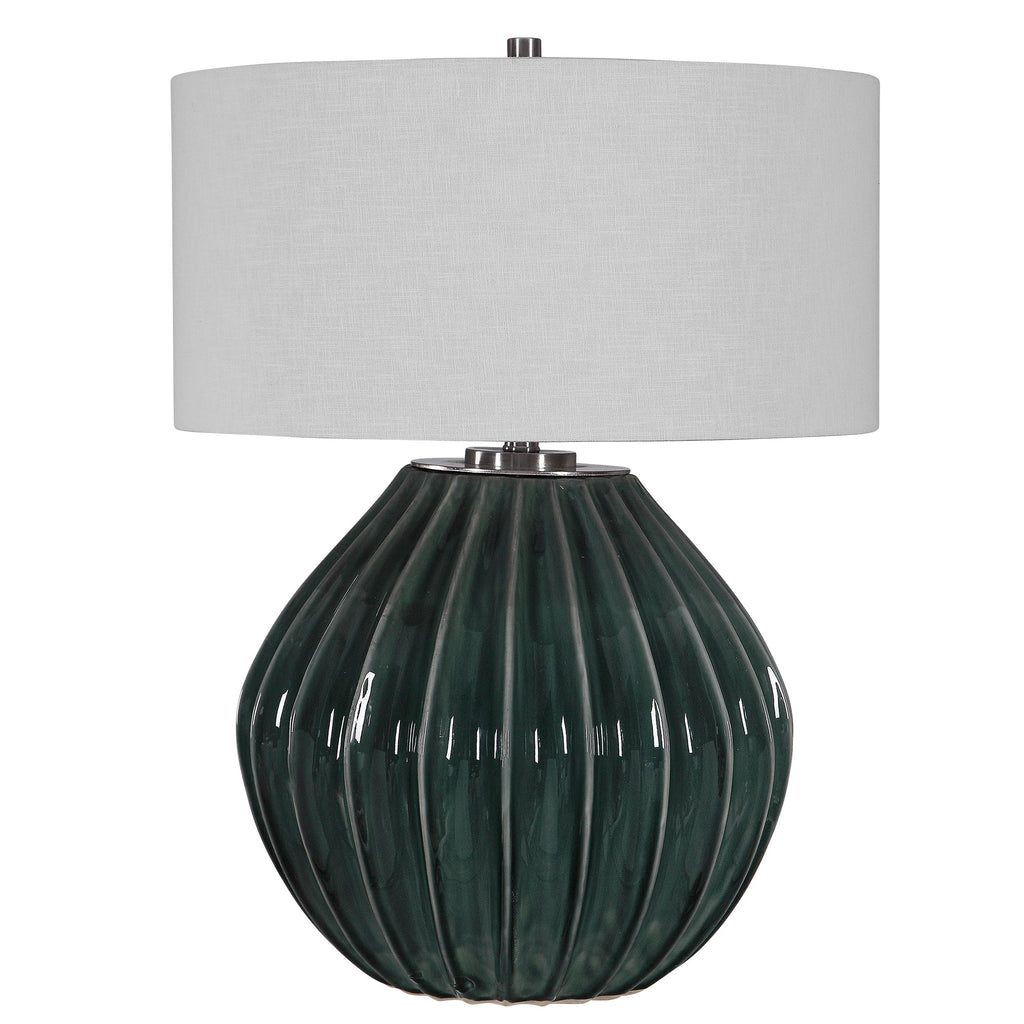 Rhonwen Green Table Lamp