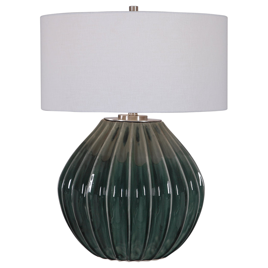 Rhonwen Green Table Lamp