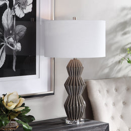 Maxime Smokey Gray Table Lamp