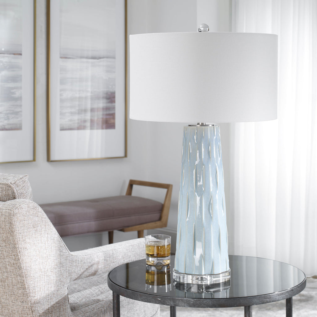 Brienne Light Blue Table Lamp