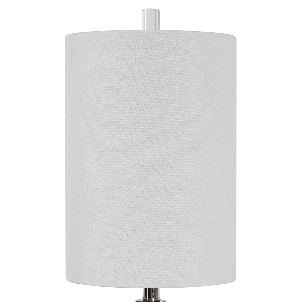 Azaria Polished Nickel Buffet Lamp