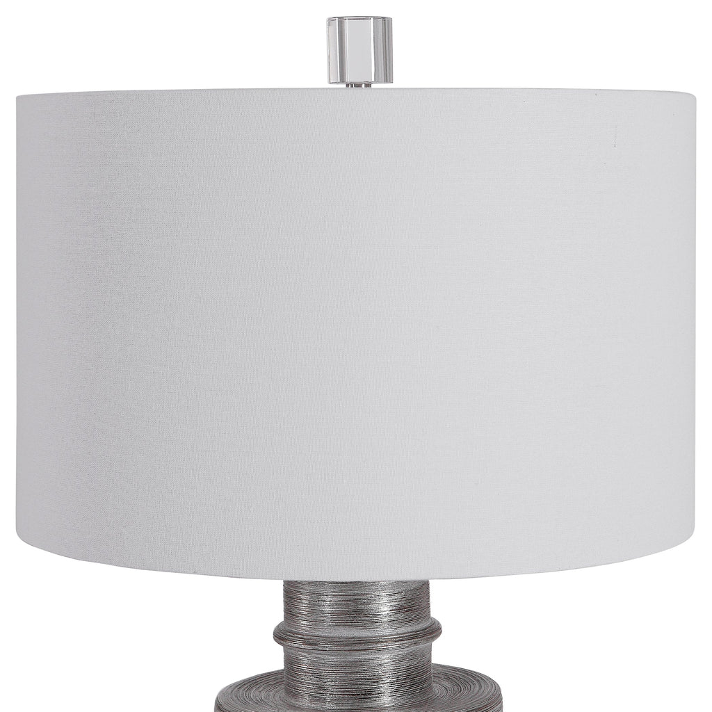 Anitra Metallic Silver Table Lamp