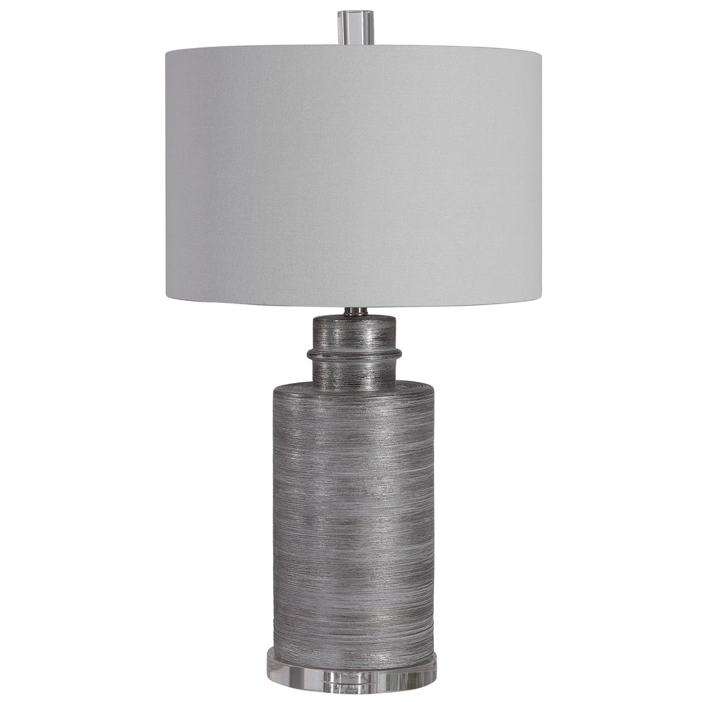 Anitra Metallic Silver Table Lamp