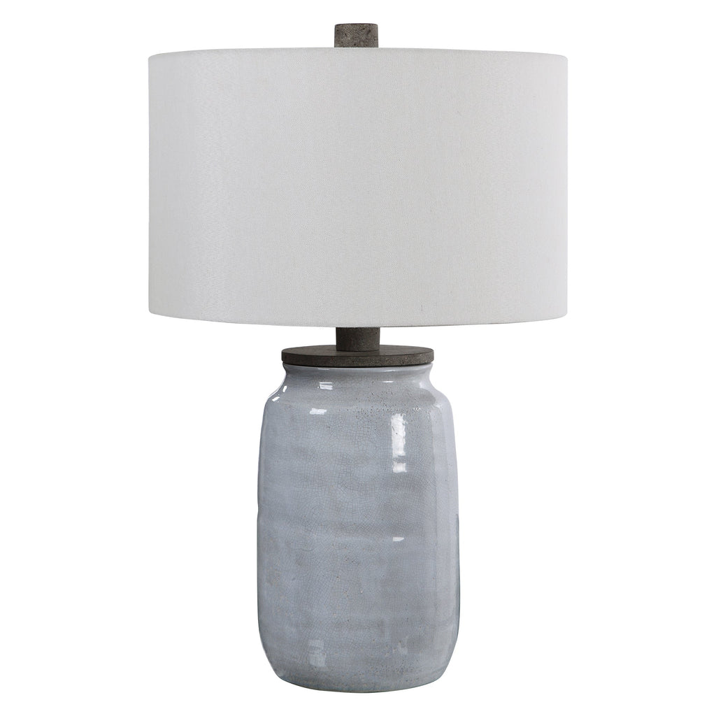 Dimitri Light Blue Table Lamp