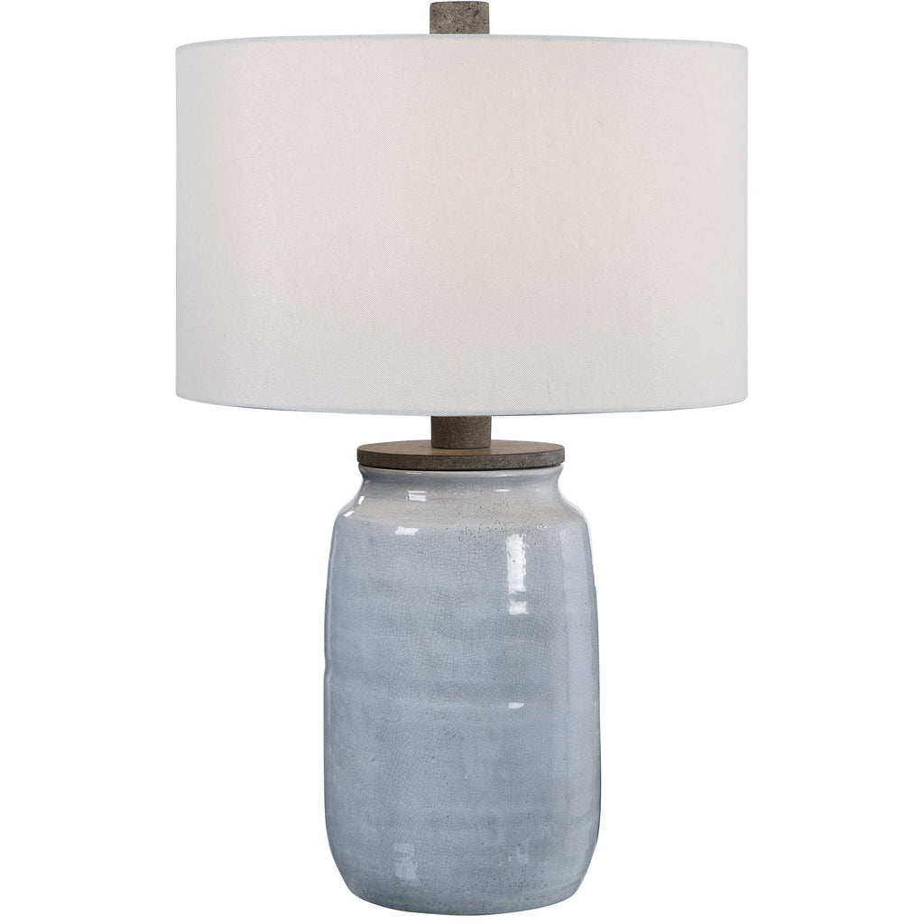 Dimitri Light Blue Table Lamp