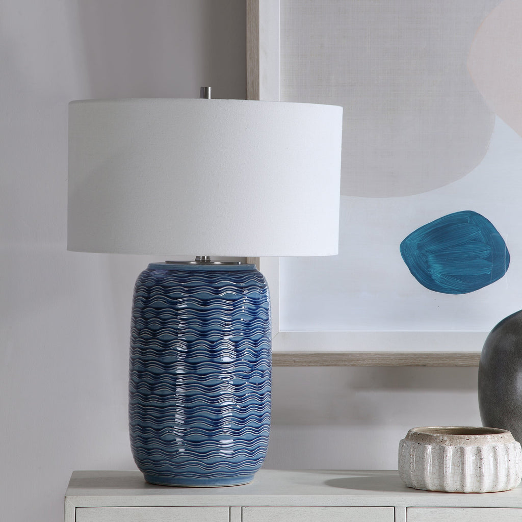 Sedna Blue Table Lamp