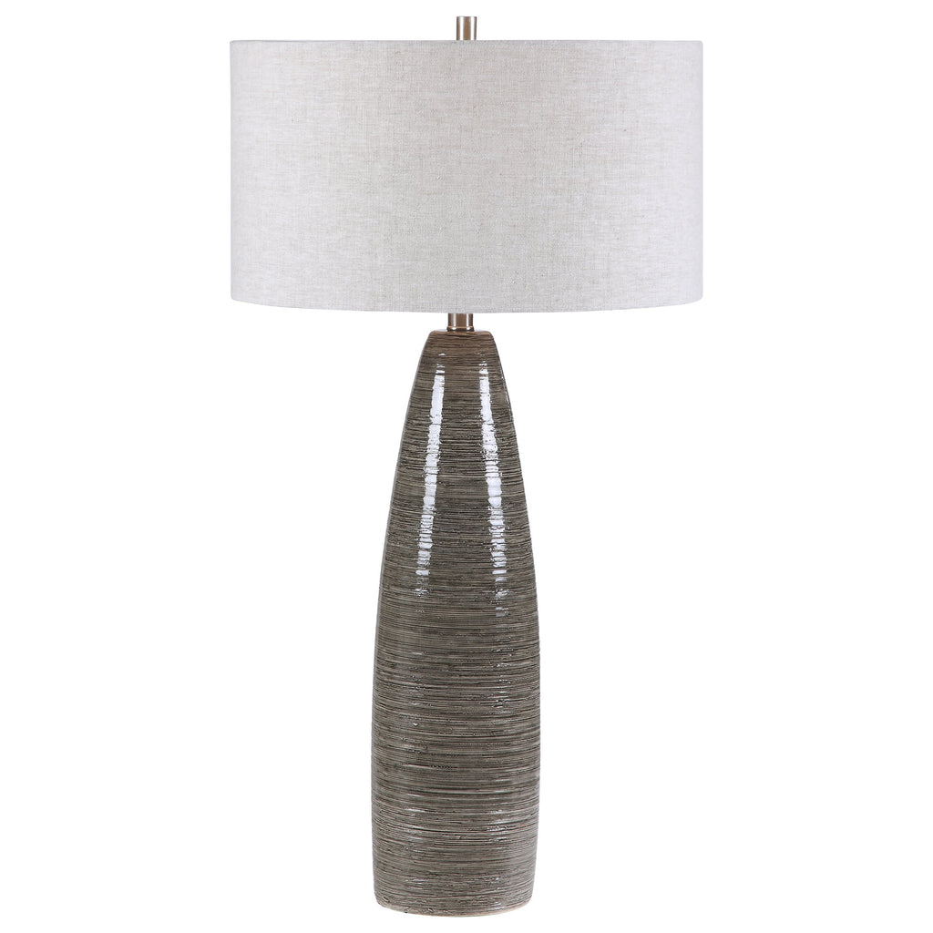 Cosmo Charcoal Table Lamp