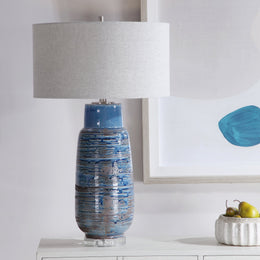 Magellan Blue Table Lamp