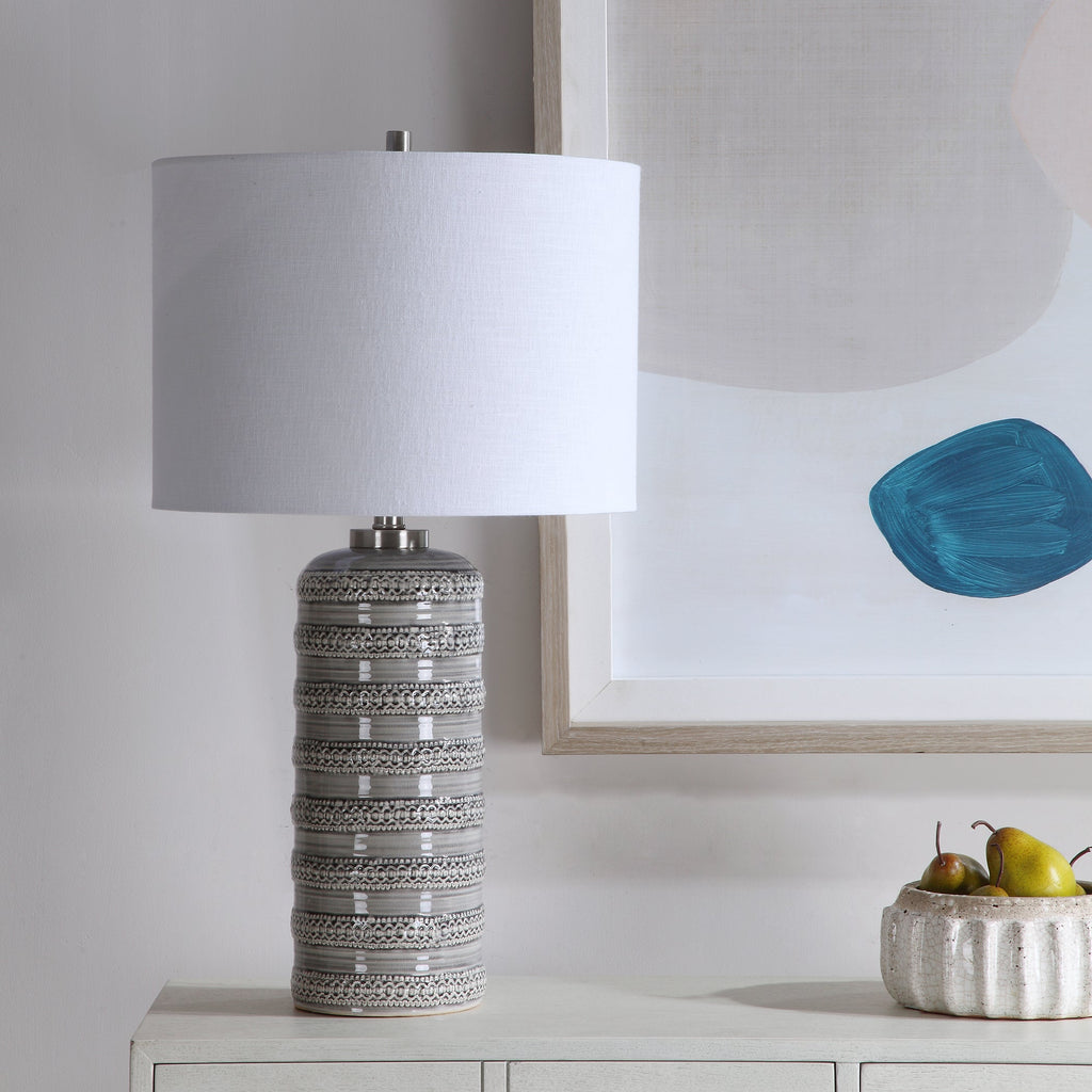 Alenon Light Gray Table Lamp