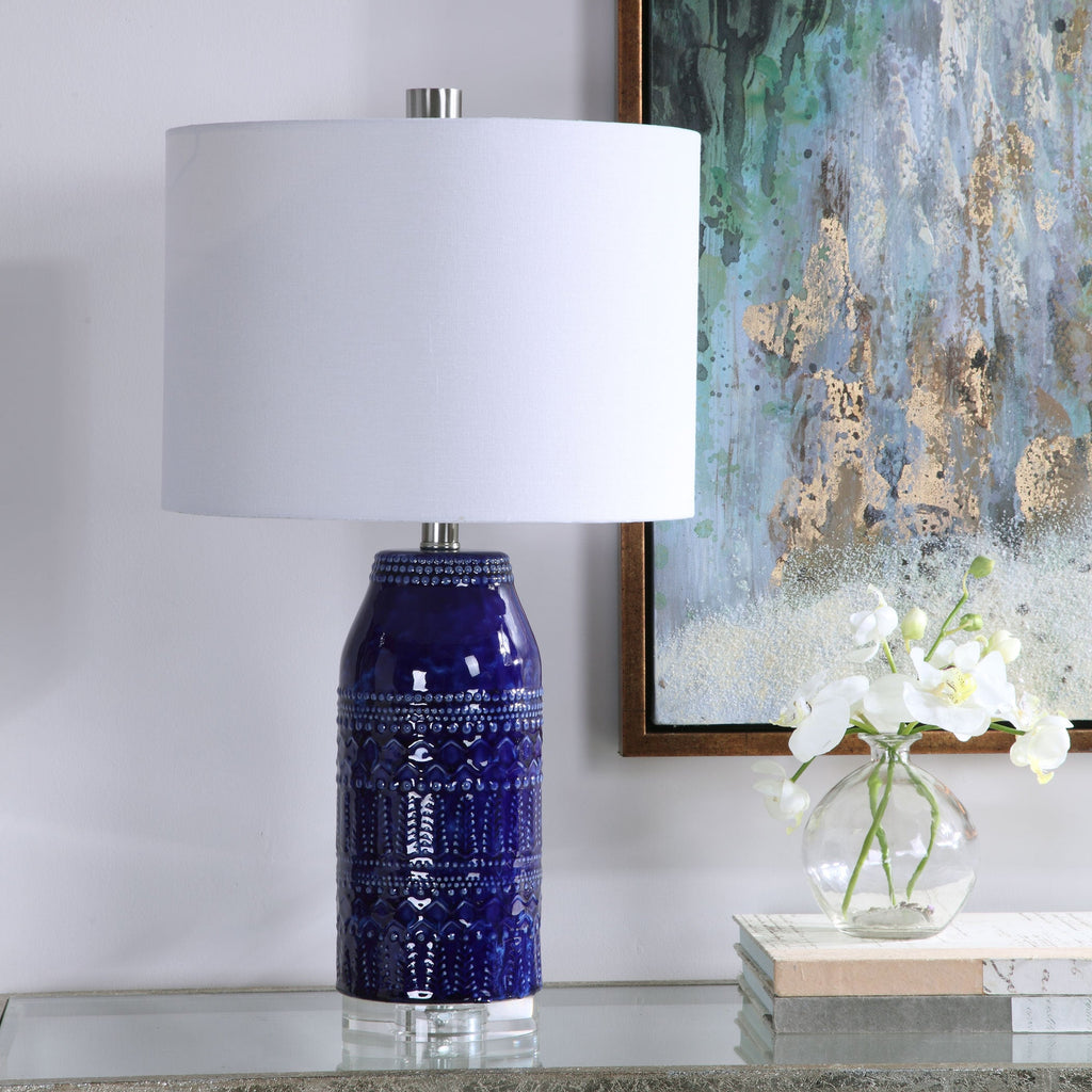 Reverie Blue Table Lamp