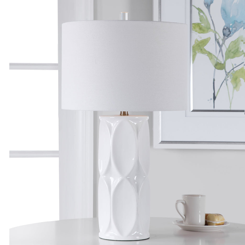 Sinclair White Table Lamp