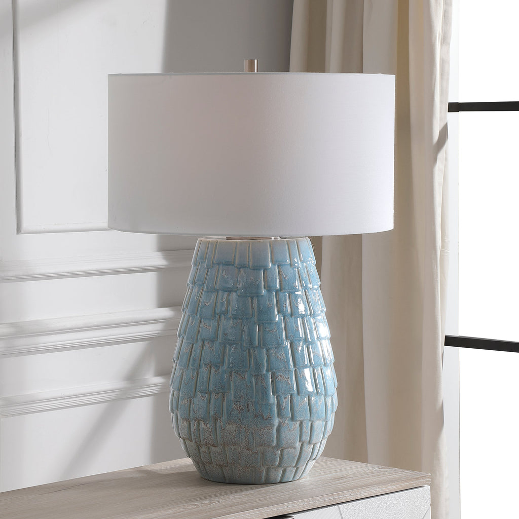 Talima Pastel Blue Table Lamp