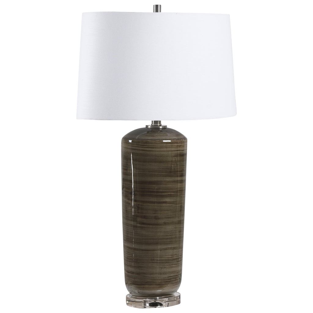 Ebon Charcoal Table Lamp